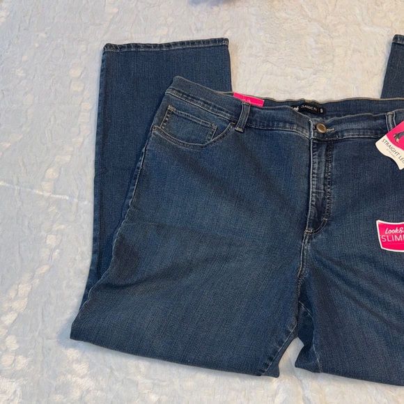 Lee Women's Dark Blue Straight Leg Jeans - Picture 4 of 8